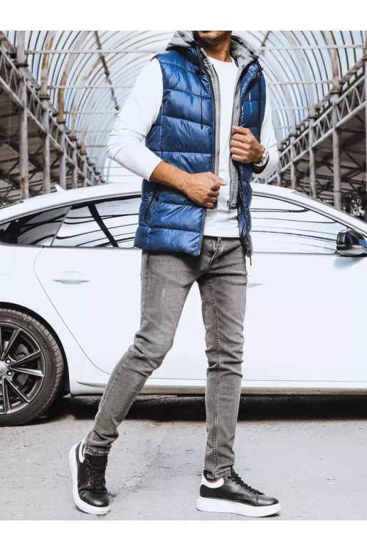 Vīriešu veste, tumši zila