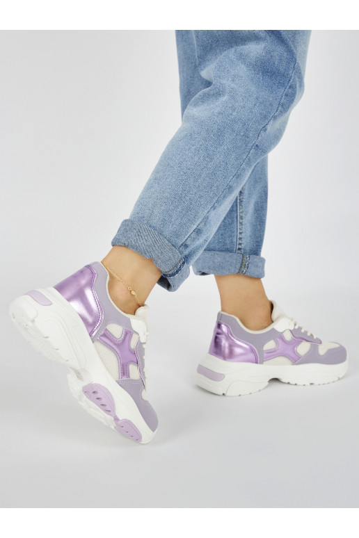 Stilīgasrnas brīvā laika apavi purpura krāsa