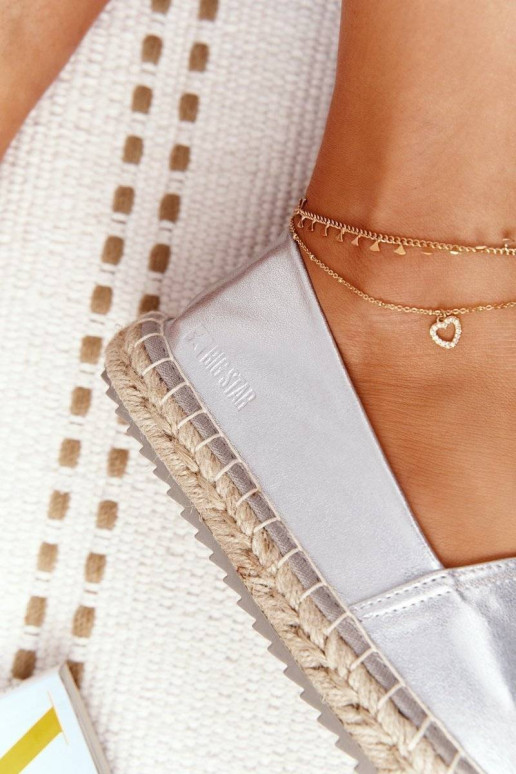 Espadrilles Big Star Sudraba krāsas Espadrilles Big Star Sudraba krāsas