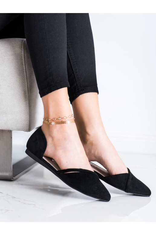 Zamšādas balerīnas Cut Out Zamšādas balerīnas Cut Out