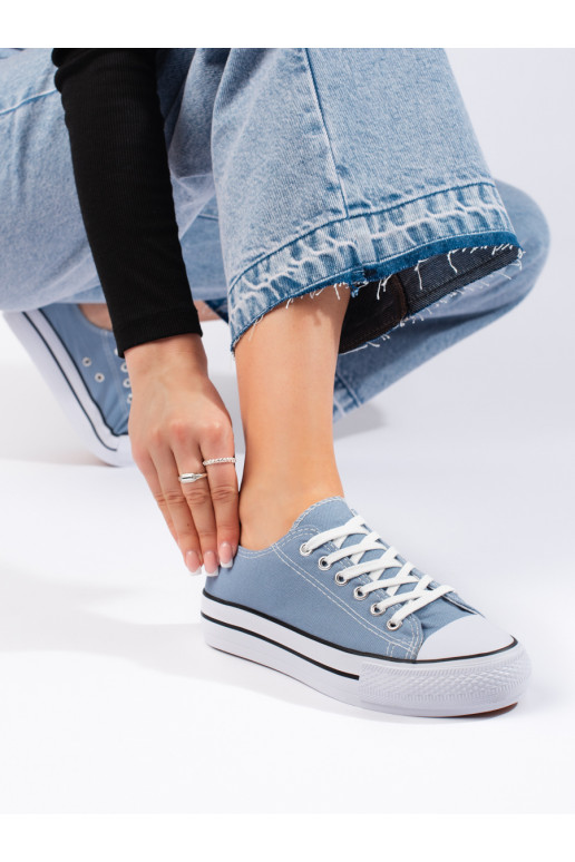 Gaiši zilas krāsas Sieviešu zābaki Gaiši zilas krāsas Sieviešu zābaki