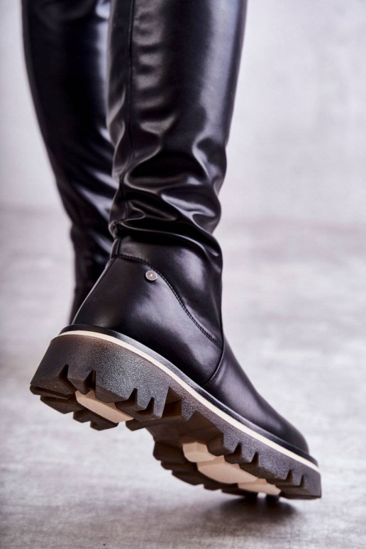 garie zābaki GOE KK2N4024 melnas krāsas garie zābaki GOE KK2N4024 melnas krāsas