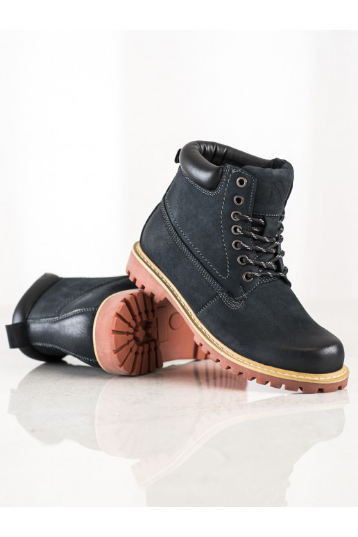 Ikdienišķi Sieviešu zābaki Zilas krāsas