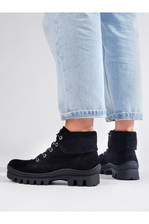 Melns Sieviešu zābaki S.Barski