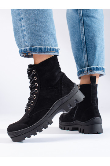 šņorējami sieviešu zābaki S.Barski 