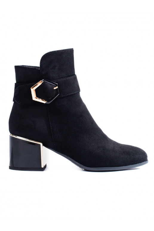 Eleganta stila sieviešu zābaki  no eko zamšādas