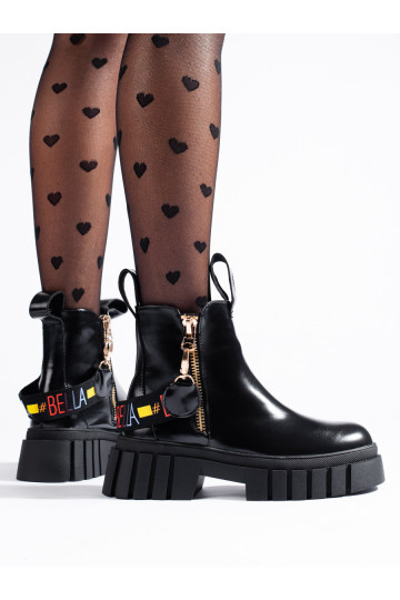 Melns zābaki ar platformu