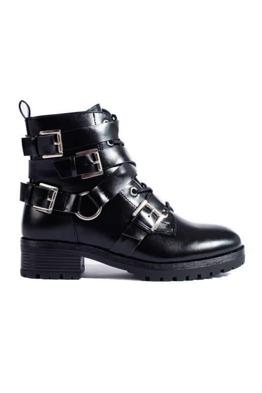 Melns sieviešu zābaki 