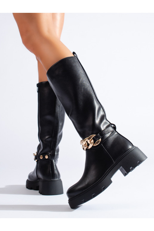 Sieviešu garie zābaki  no eko ādas