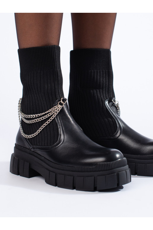 Melns sieviešu zābaki 