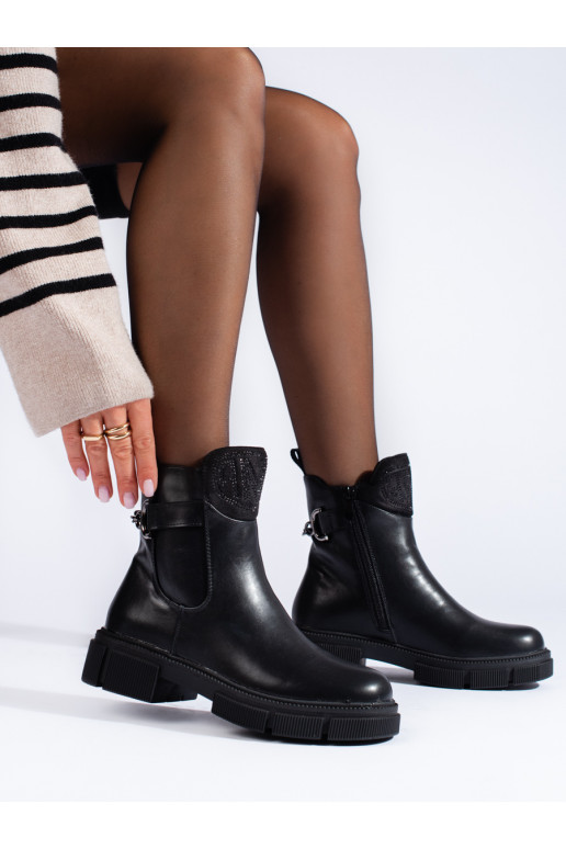 Melns  sieviešu zābaki