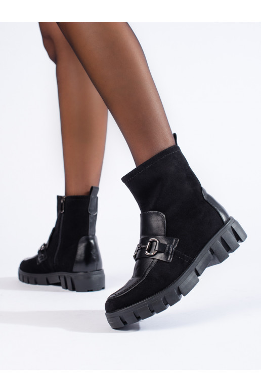 Sieviešu zābaki Vinceza Melnas krāsas