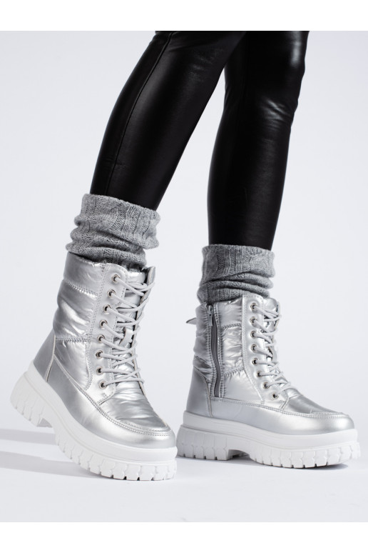 Sudraba krāsas Sieviešu sniega zābaki 