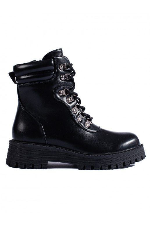 Melns  sieviešu zābaki