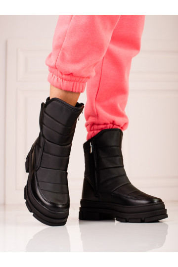 Melns Sieviešu sniega zābaki  Sokolski 2