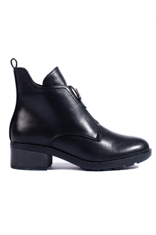  Melnas krāsas sieviešu zābaki