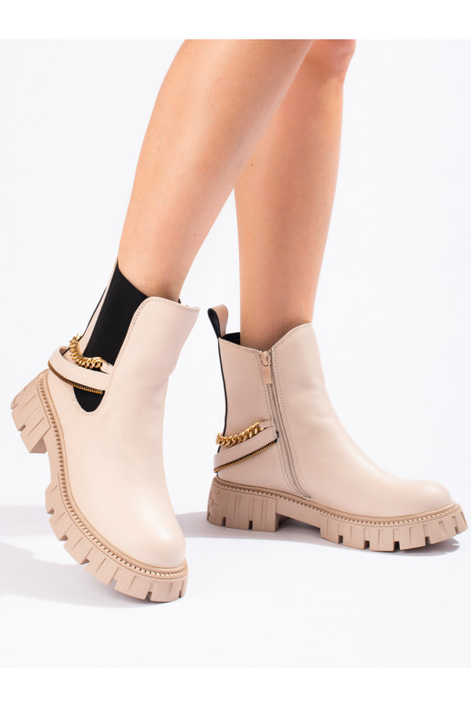 smilšu krāsas Sieviešu zābaki 