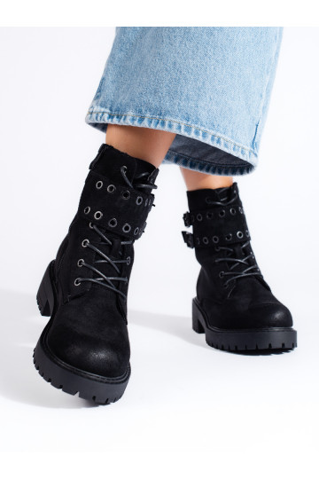 šņorējami sieviešu zābaki  2