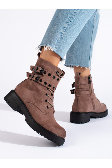 šņorējami  sieviešu zābaki  2