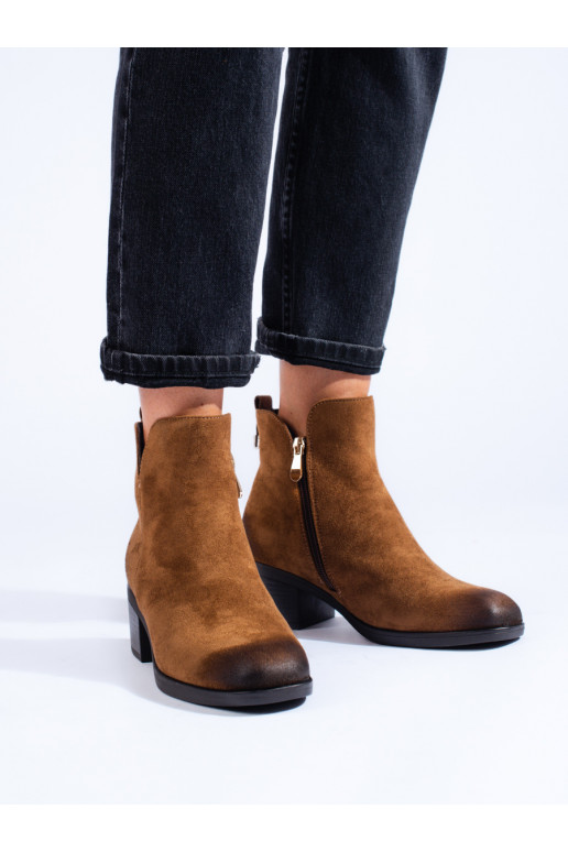 brūnas krāsas sieviešu zābaki  Vinceza