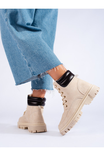 smilšu krāsas  sieviešu apavi