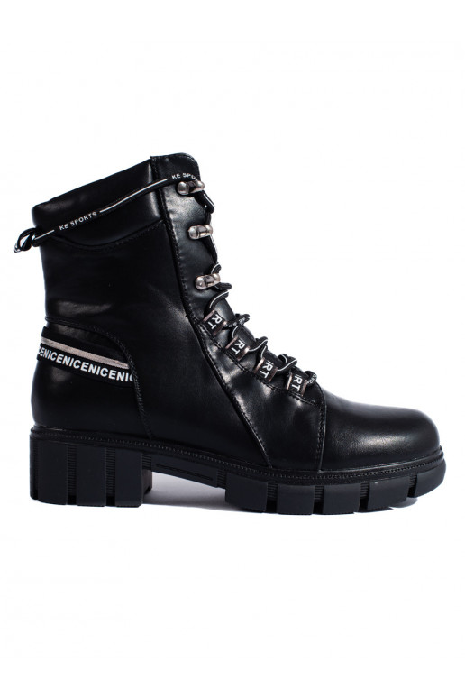 Melns sieviešu zābaki 