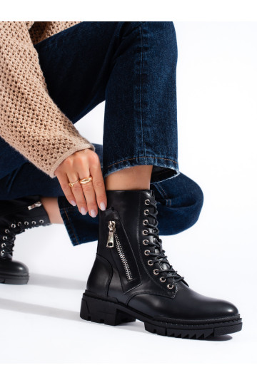 Melns sieviešu zābaki Potocki 2