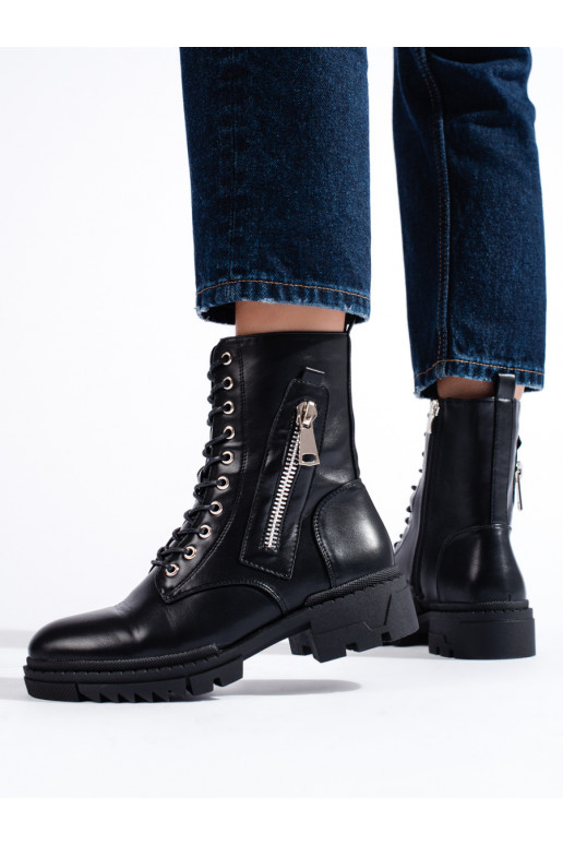 Melns sieviešu zābaki Potocki