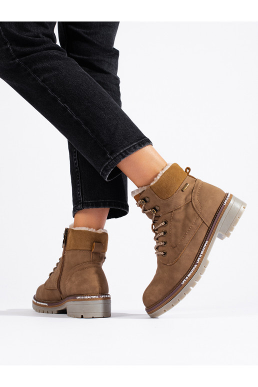 brūnas krāsas  sieviešu apavi 