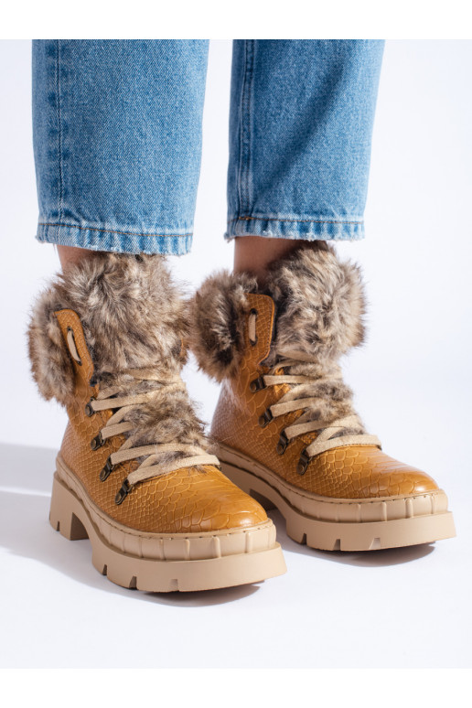 apavi  ar kažokādu