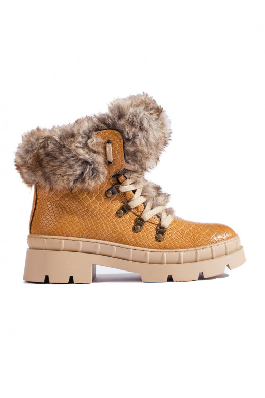 apavi  ar kažokādu