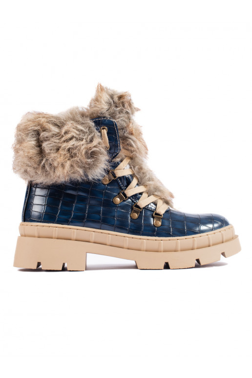 apavi  ar kažokādu 