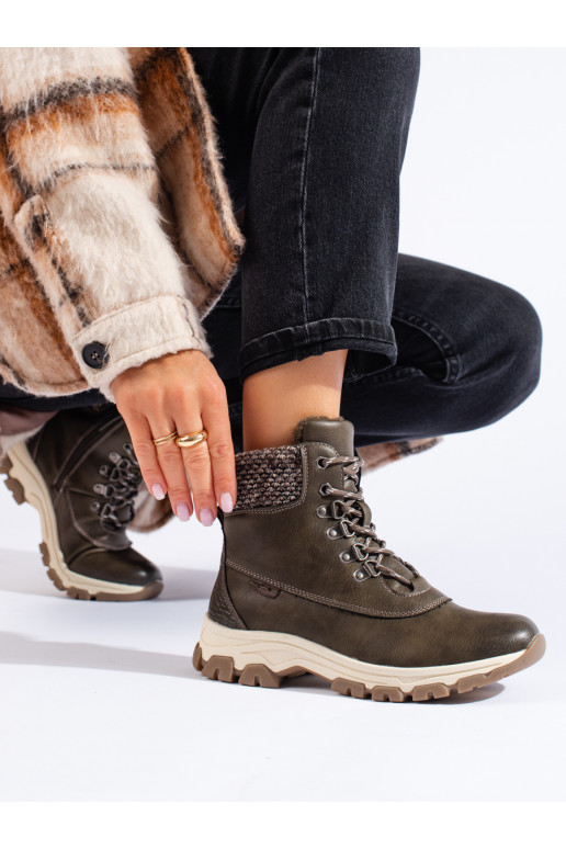 apavi  ar platformu zaļš