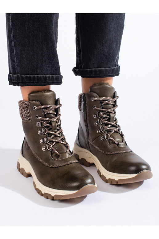 apavi  ar platformu zaļš