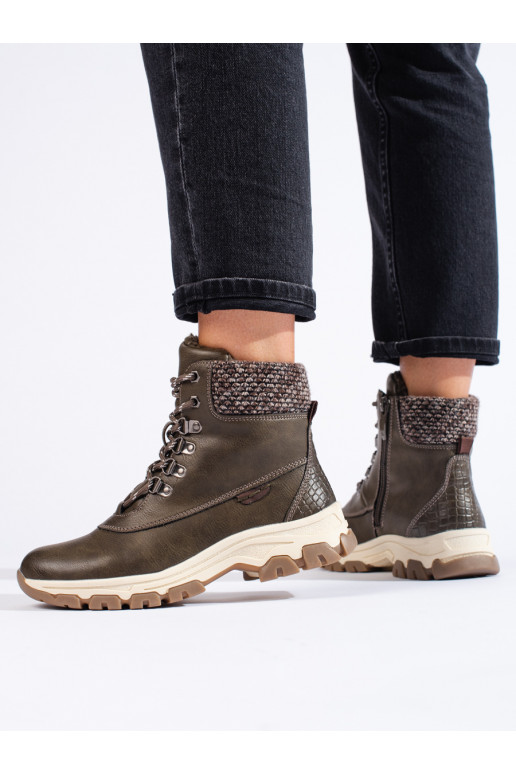 apavi  ar platformu zaļš