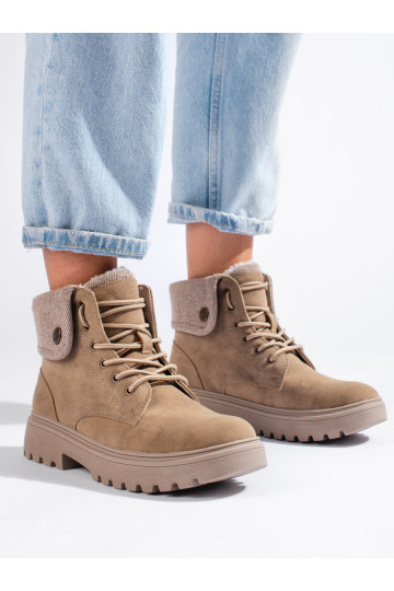 smilšu krāsas Sieviešu zābaki