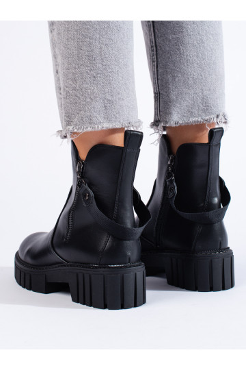 Melns sieviešu zābaki  Shelovet 2