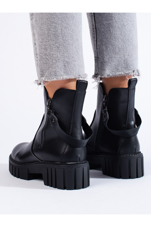 Melns sieviešu zābaki  Shelovet