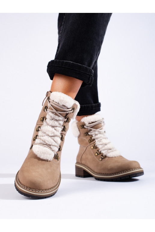 apavi  ar kažokādu 