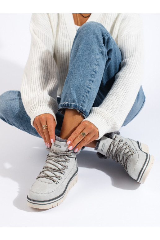 puszābaki  ar platformu pelēkas krāsas