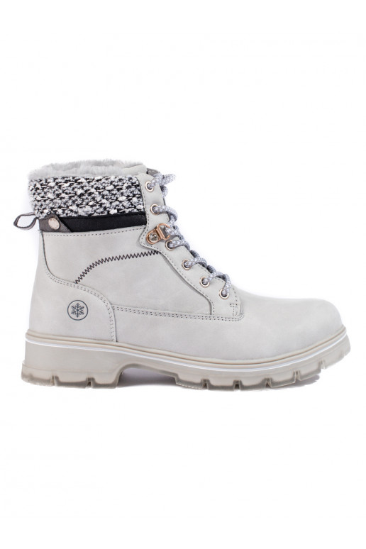 puszābaki  pelēkas krāsas ar kažokādu