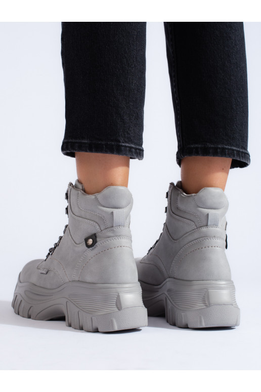 Pelēkas krāsas zābaki BIG STAR KK274367