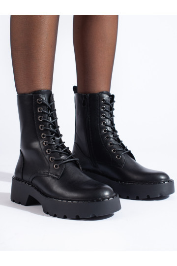 Melnas krāsas sieviešu zābaki shelovet 2