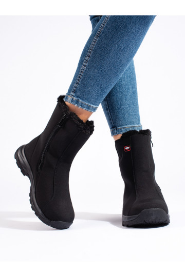 Sieviešu sniega zābaki DK   Softshell Melnas krāsas 2