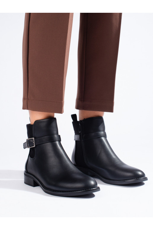  Melnas krāsas sieviešu zābaki