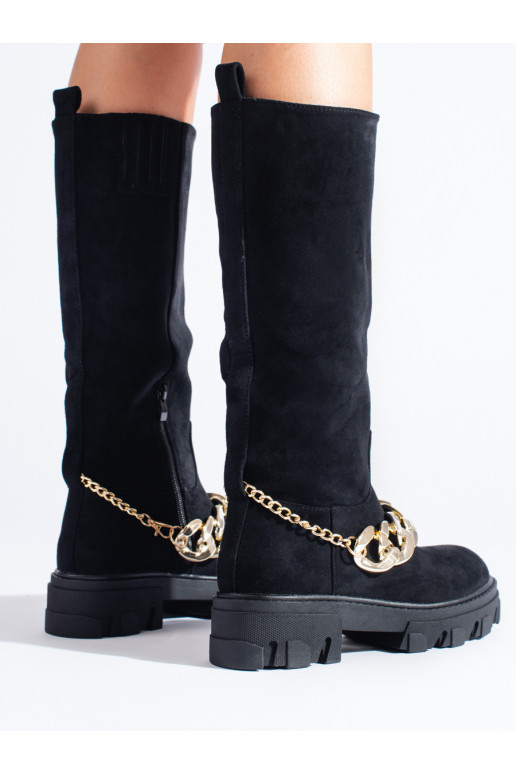 Sieviešu garie zābaki Melnas krāsas 