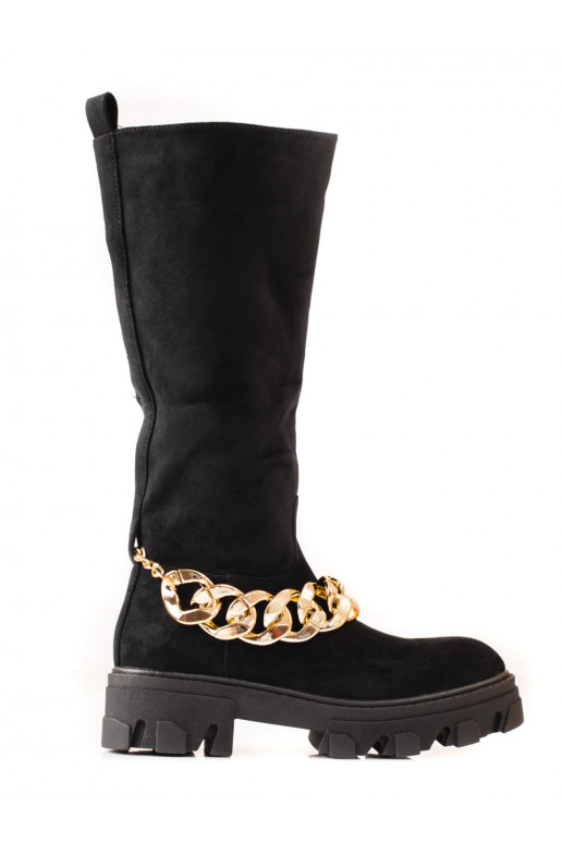 Sieviešu garie zābaki Melnas krāsas 