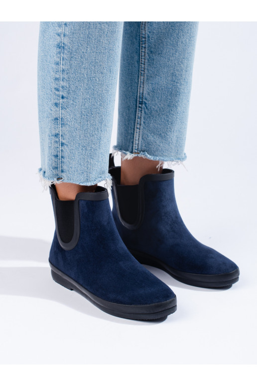 zamšādas gumijas apavi  Zilas krāsas Potocki