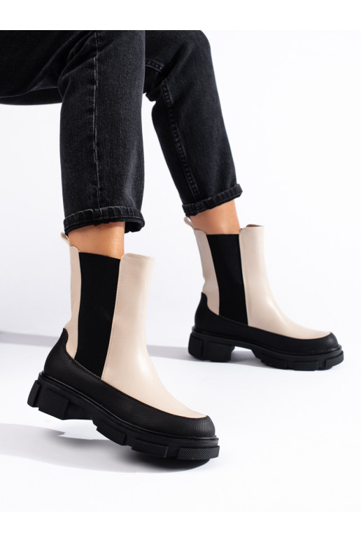 smilšu krāsas  Sieviešu zābaki