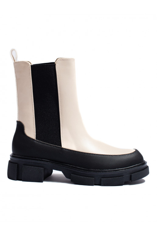 smilšu krāsas  Sieviešu zābaki